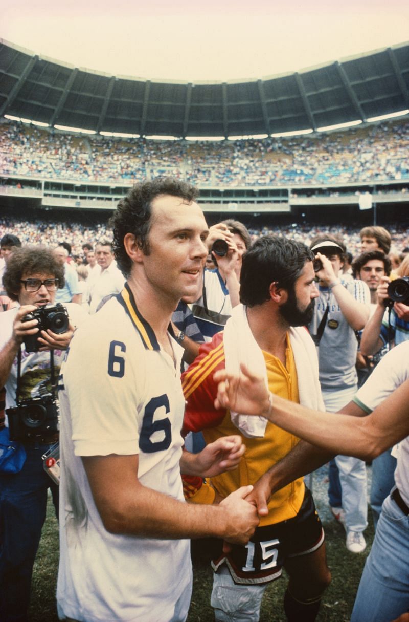 Franz Beckenbauer won the 1981-82 Bundesliga title with Hamburger SV.